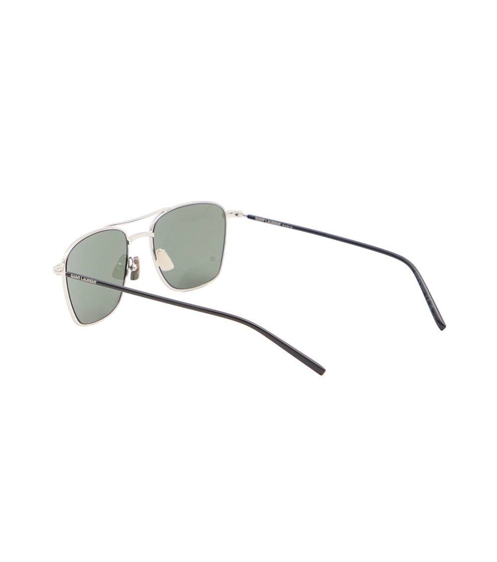 Silver Logo Pilot Sunglasses 2