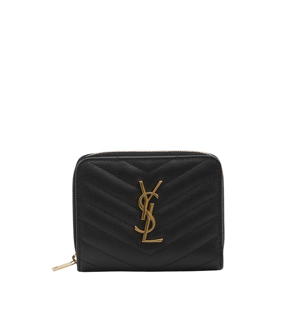 Black Cassandre Logo Wallet 1