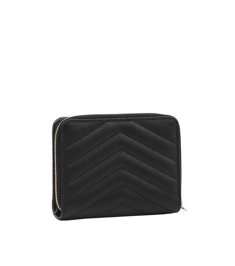 Black Cassandre Logo Wallet 2