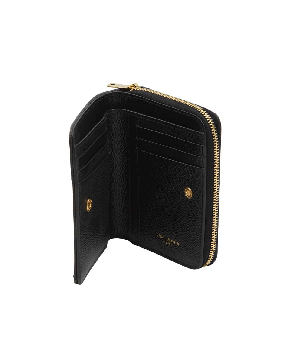 Black Cassandre Logo Wallet 4
