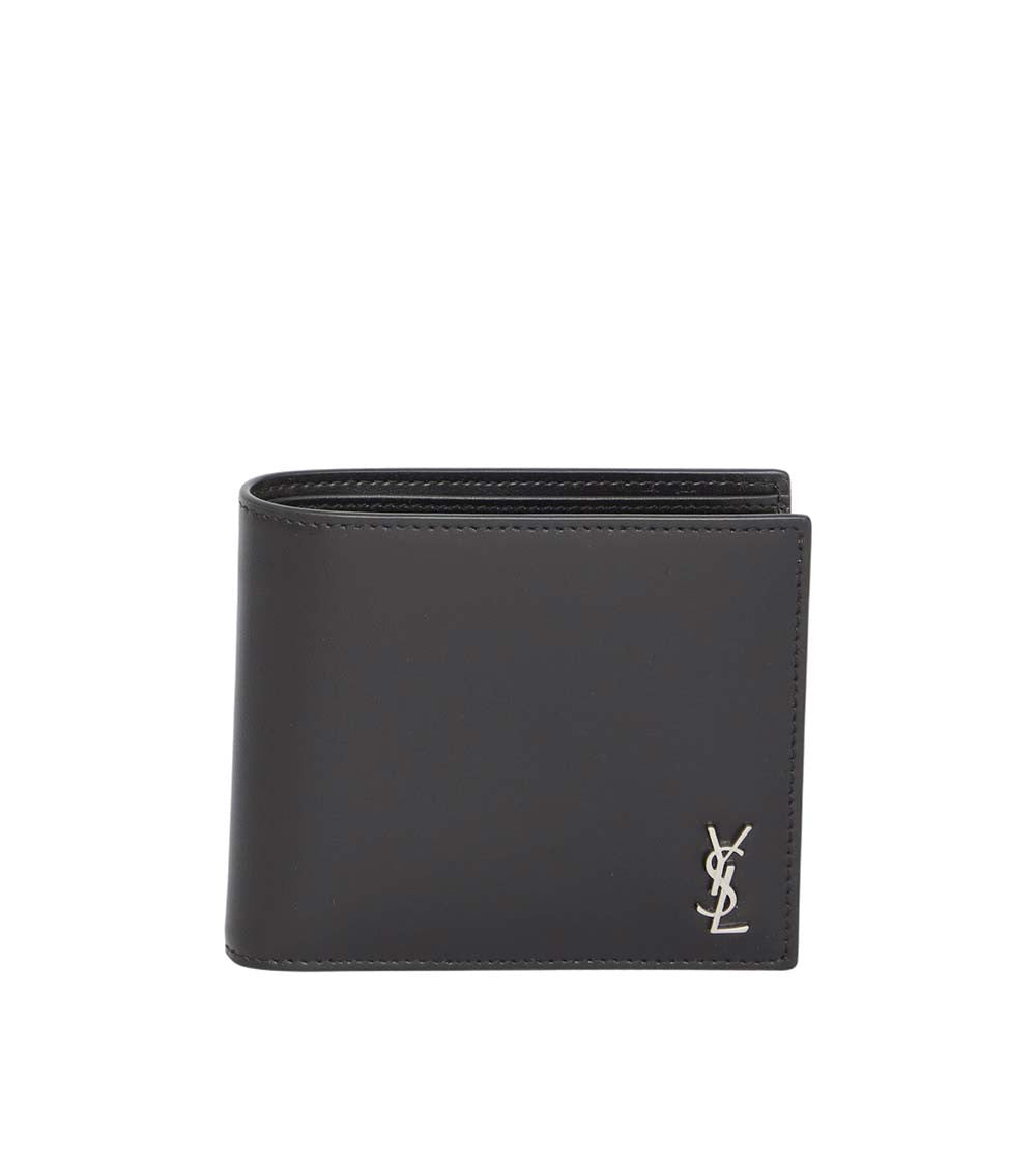 Black Cassandre Logo Wallet 1
