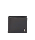Black Cassandre Logo Wallet 1