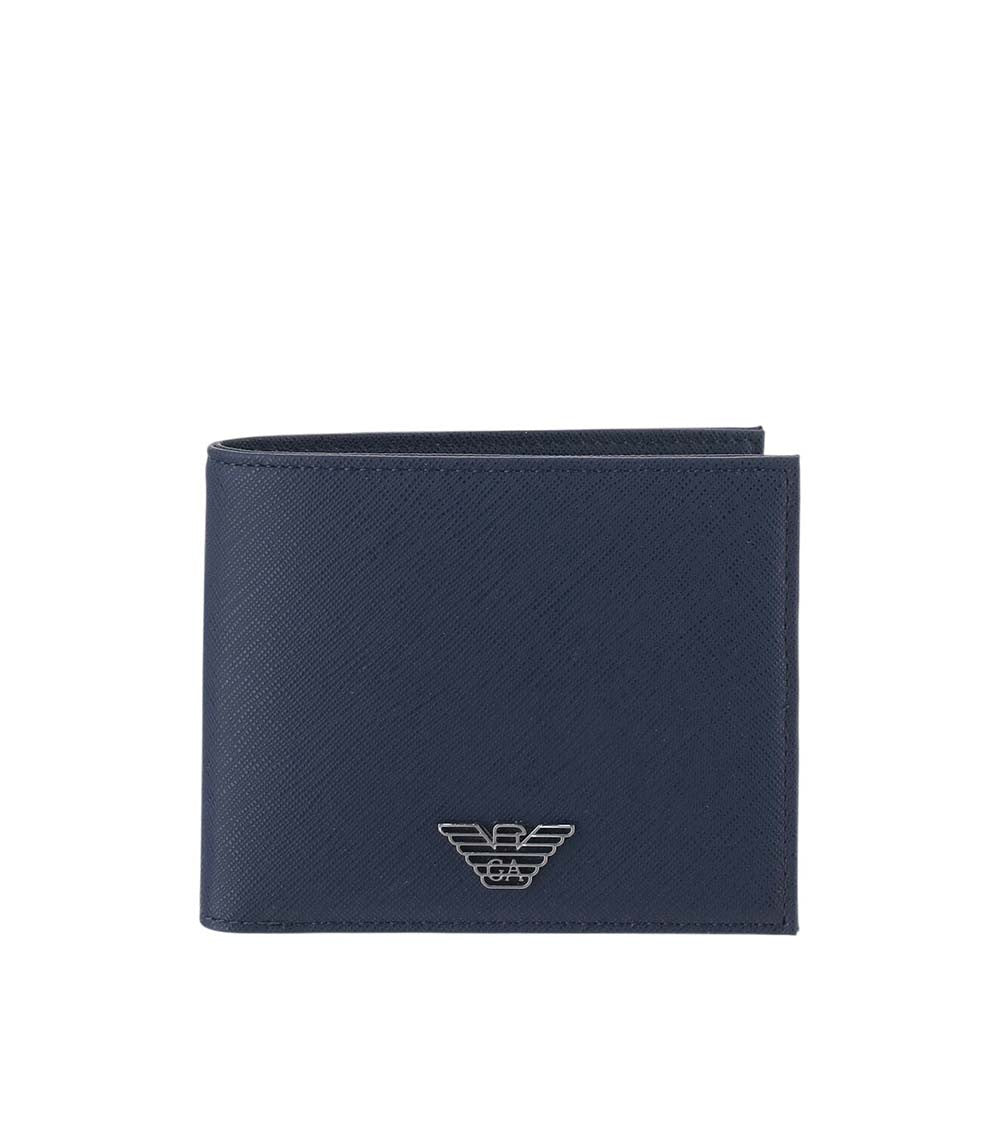Navy Blue Logo Wallet 1