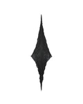 Black Crumpled Gavroche Scarf 1