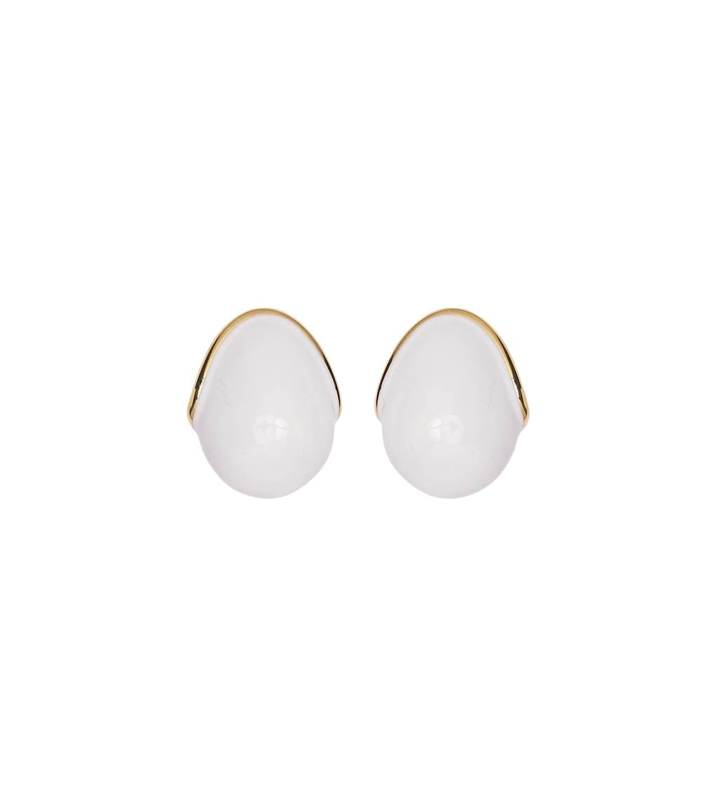 Beige Les Boucles Raisin Earrings 1