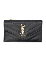 Black Signature Quilted Wallet 1
