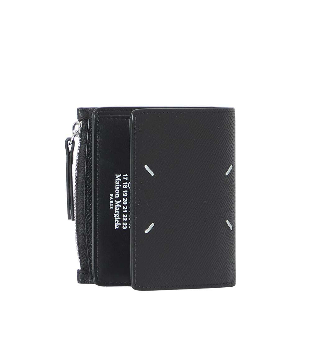 Black Four Stitches Wallet 2