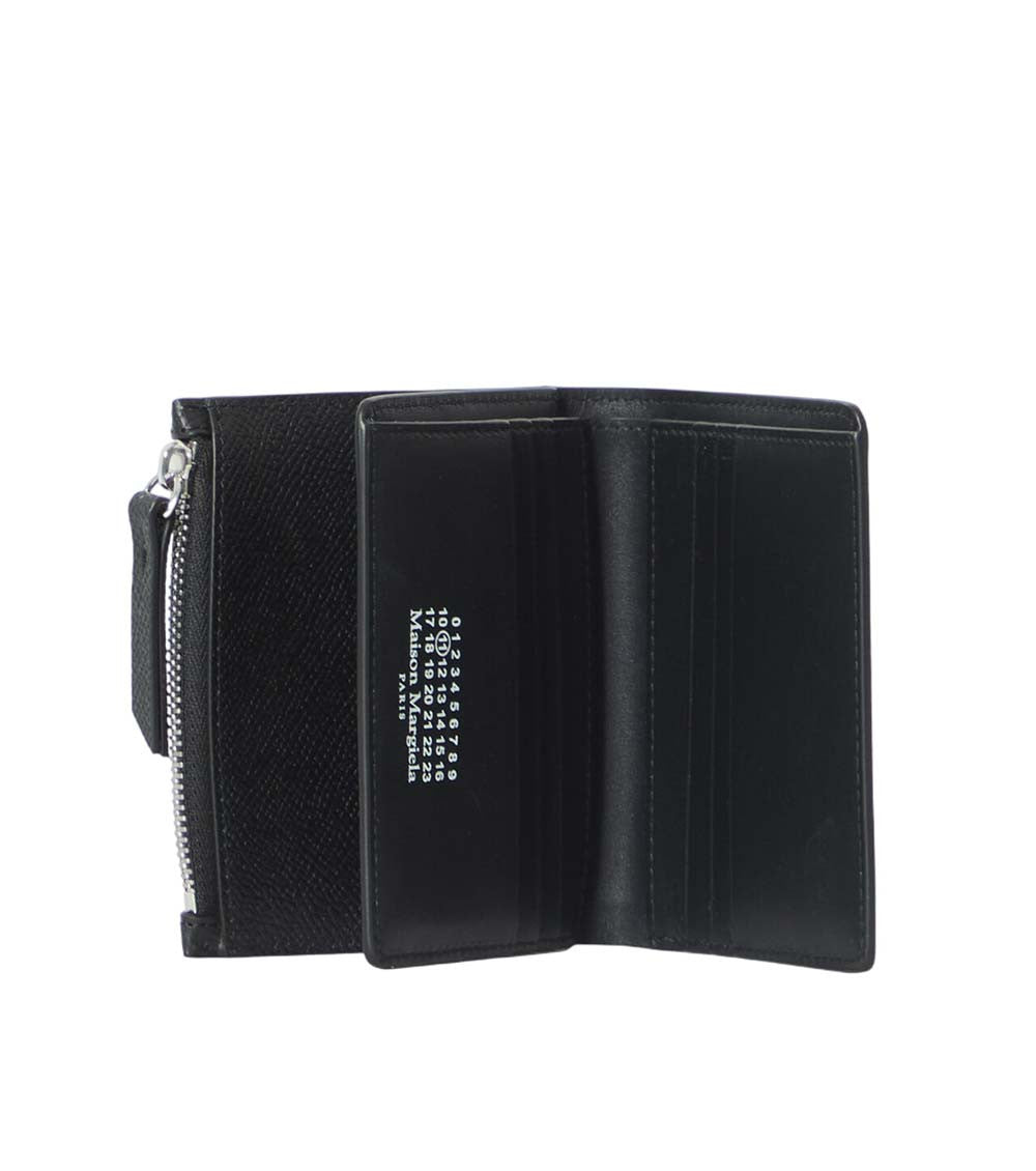 Black Four Stitches Wallet 3