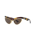 Brown Cat Eye Sunglasses 1