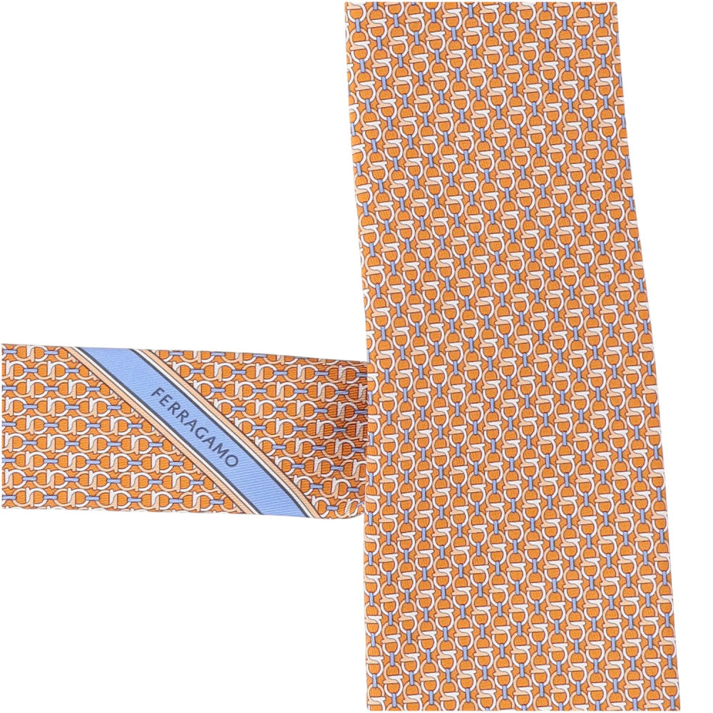 Multicolor Gancini Logo Tie 3