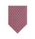 Red Gancini Logo Tie 1