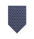 Blue Gancini Logo Tie 1
