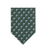 Green Animal Print Tie 1