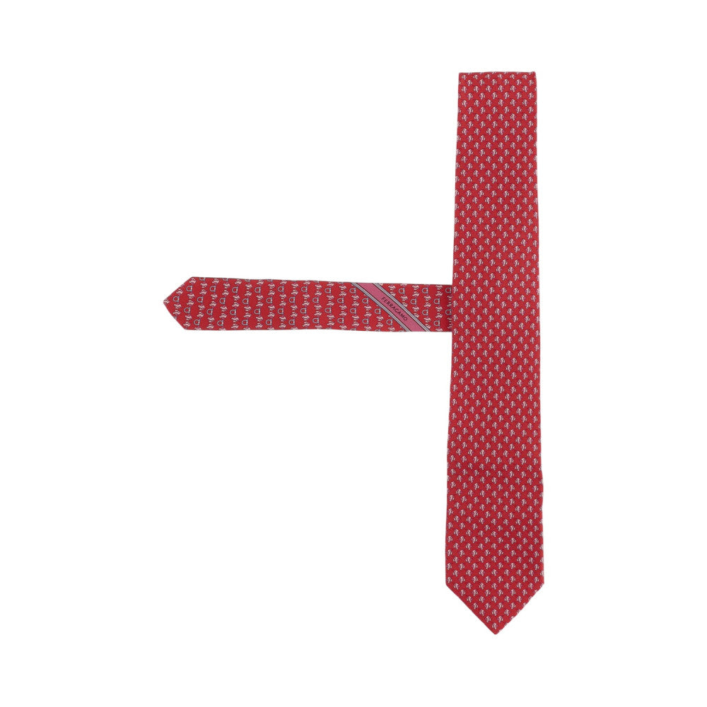 Red Graphic Print Tie 2