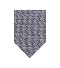 Grey Gancini Logo Tie 1