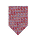 Red Gancini Logo Tie 1