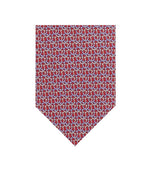 Red Gancini Logo Tie 1