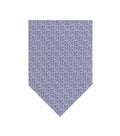 Light Blue Gancini Logo Tie 1
