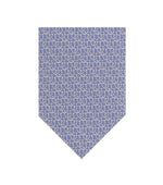 Light Blue Gancini Logo Tie 1