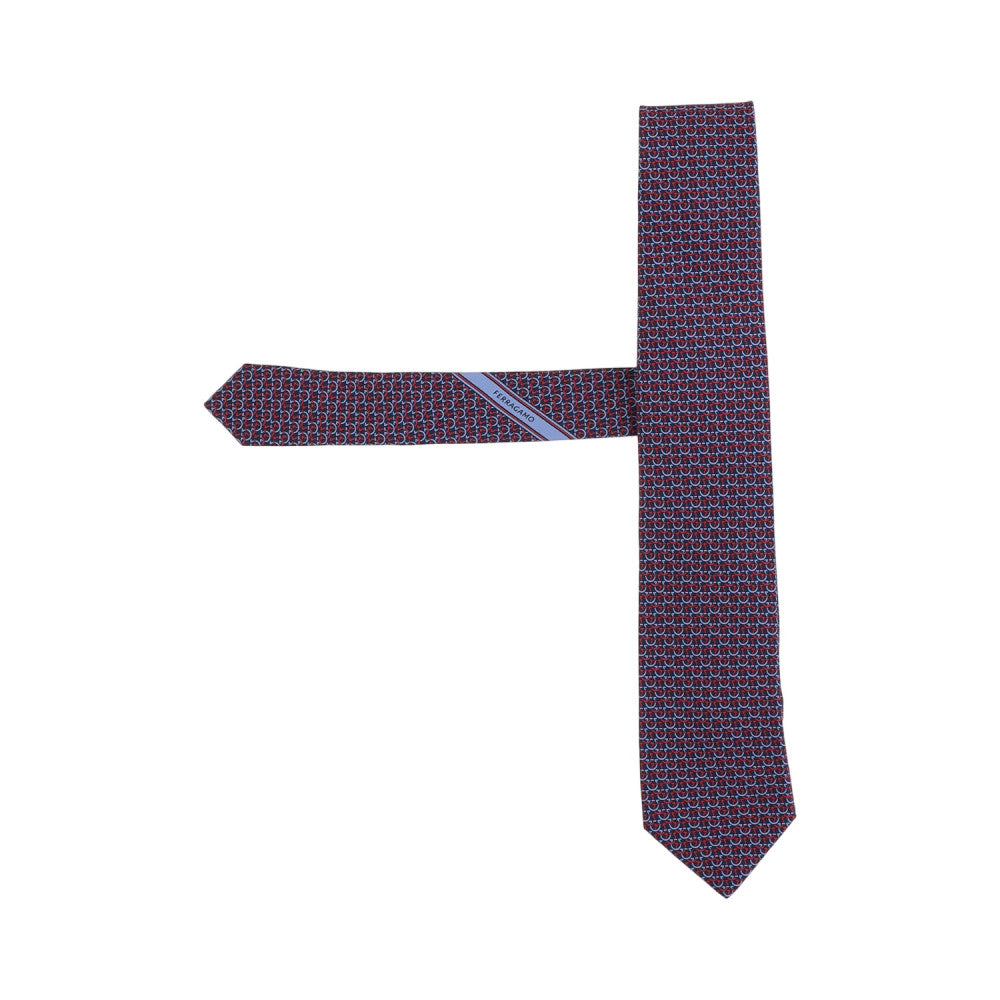 Multicolor Gancini Logo Tie 2