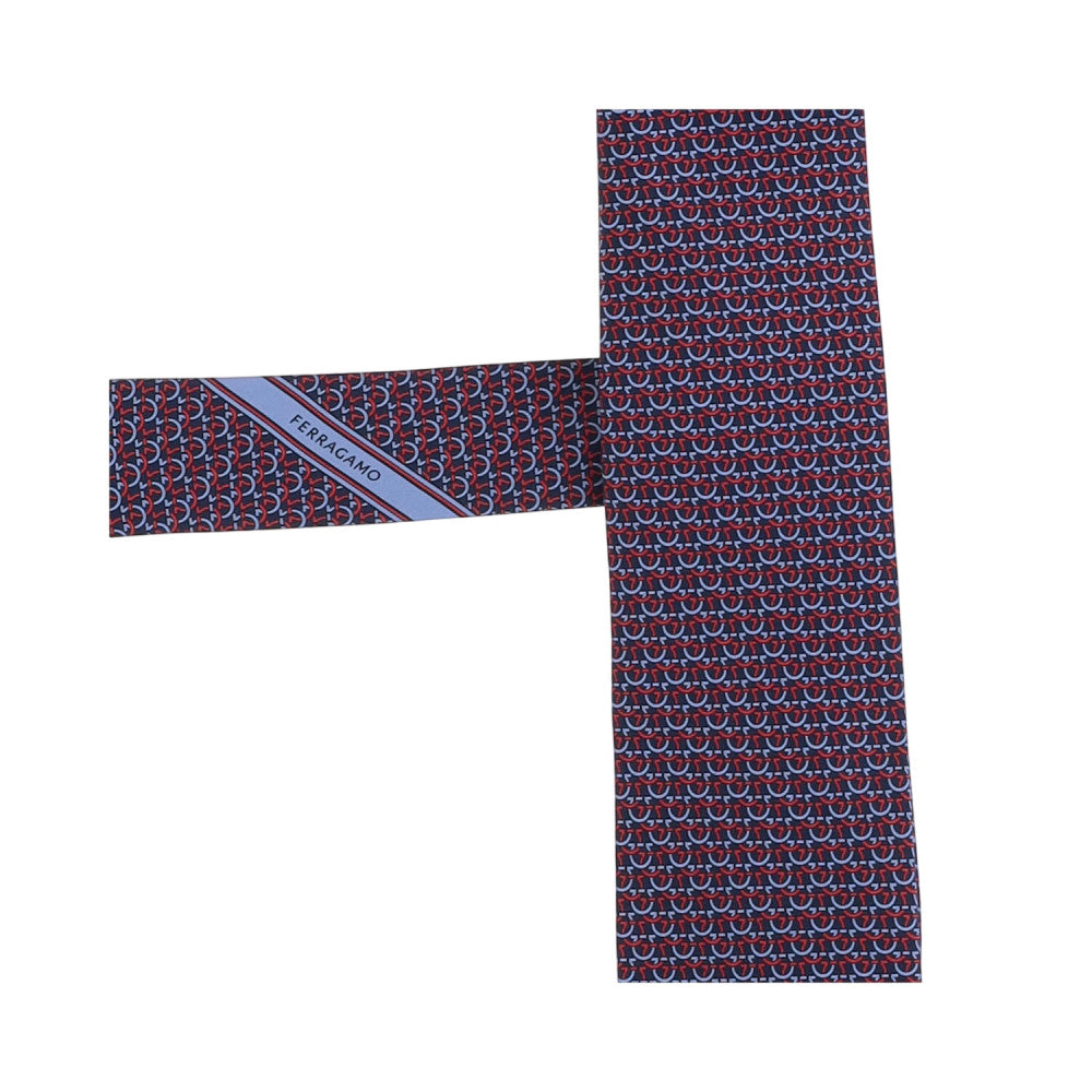 Multicolor Gancini Logo Tie 3