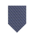Blue Gancini Logo Tie 1