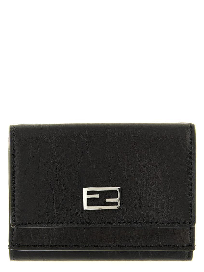Black Tube Textured Wallet 1