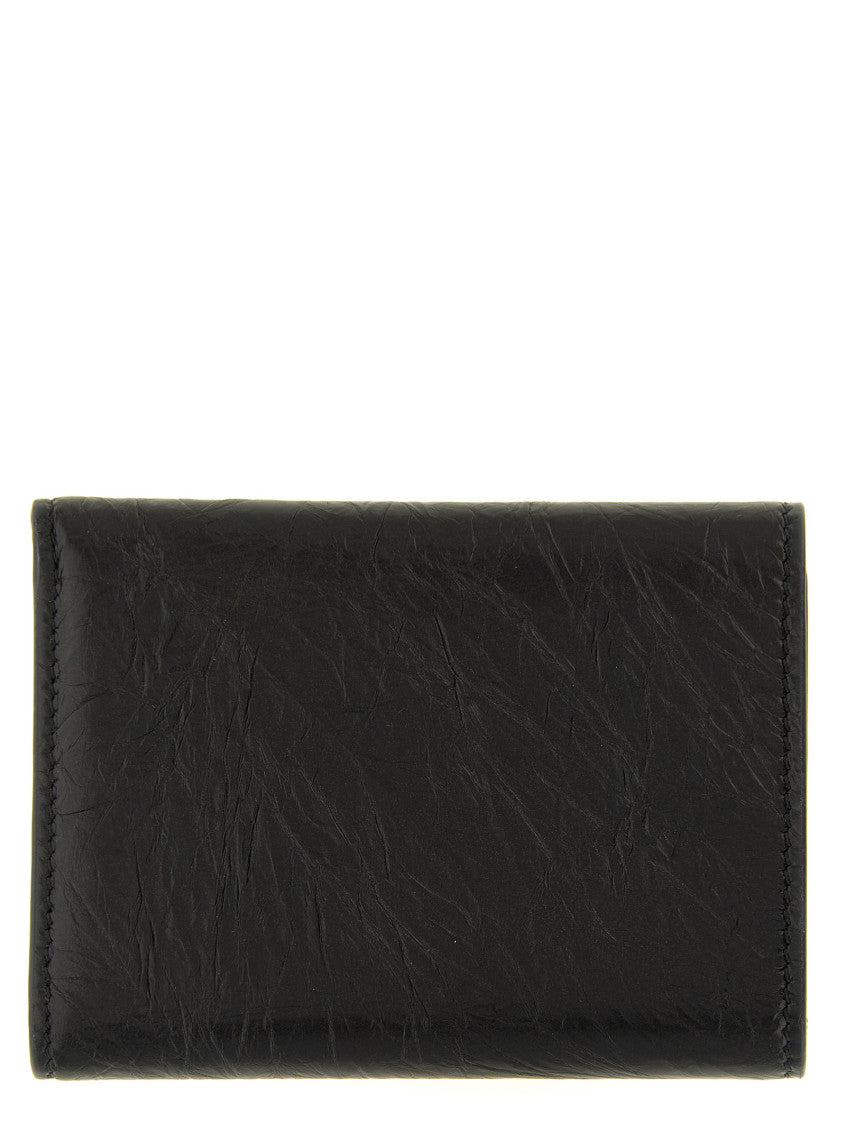 Black Tube Textured Wallet 2