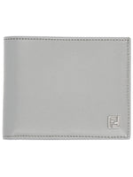 Grey Solid  Logo Wallet 1