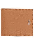 Brown Selleria Textured Wallet 1