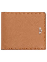 Brown Selleria Textured Wallet 1