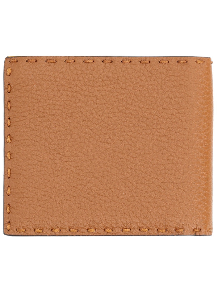 Brown Selleria Textured Wallet 2