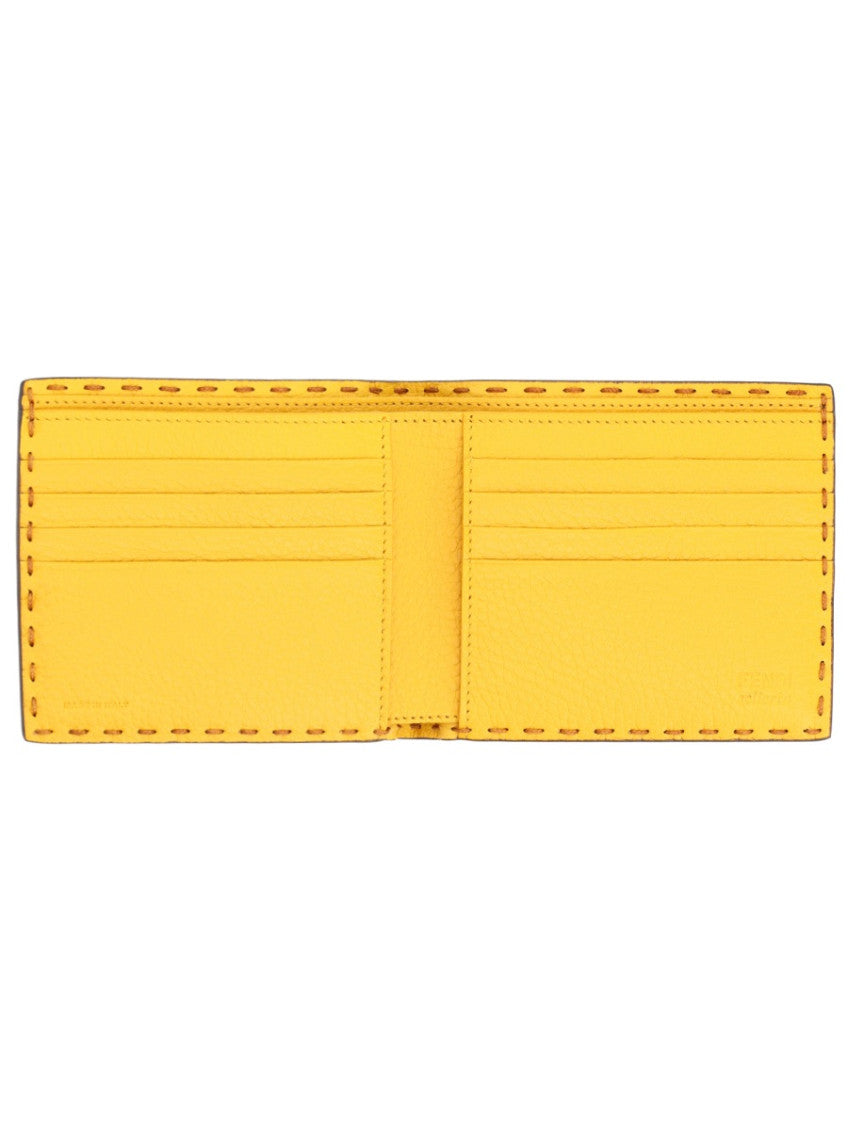 Brown Selleria Textured Wallet 3