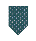 Green Tropical Printed Tie 1