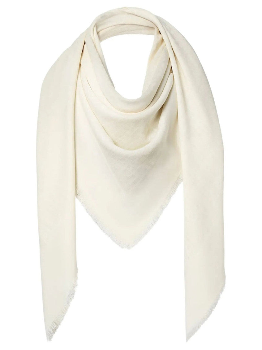 Off White Logo Jacquard Scarf 1