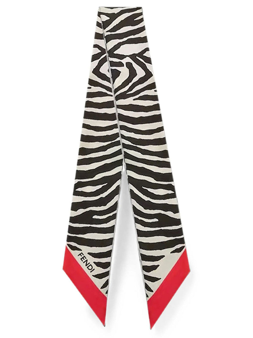 Black & White Animal Print Scarf 1