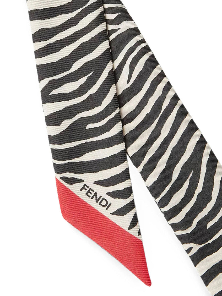 Black & White Animal Print Scarf 2