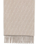 Beige FF Logo Scarf 1