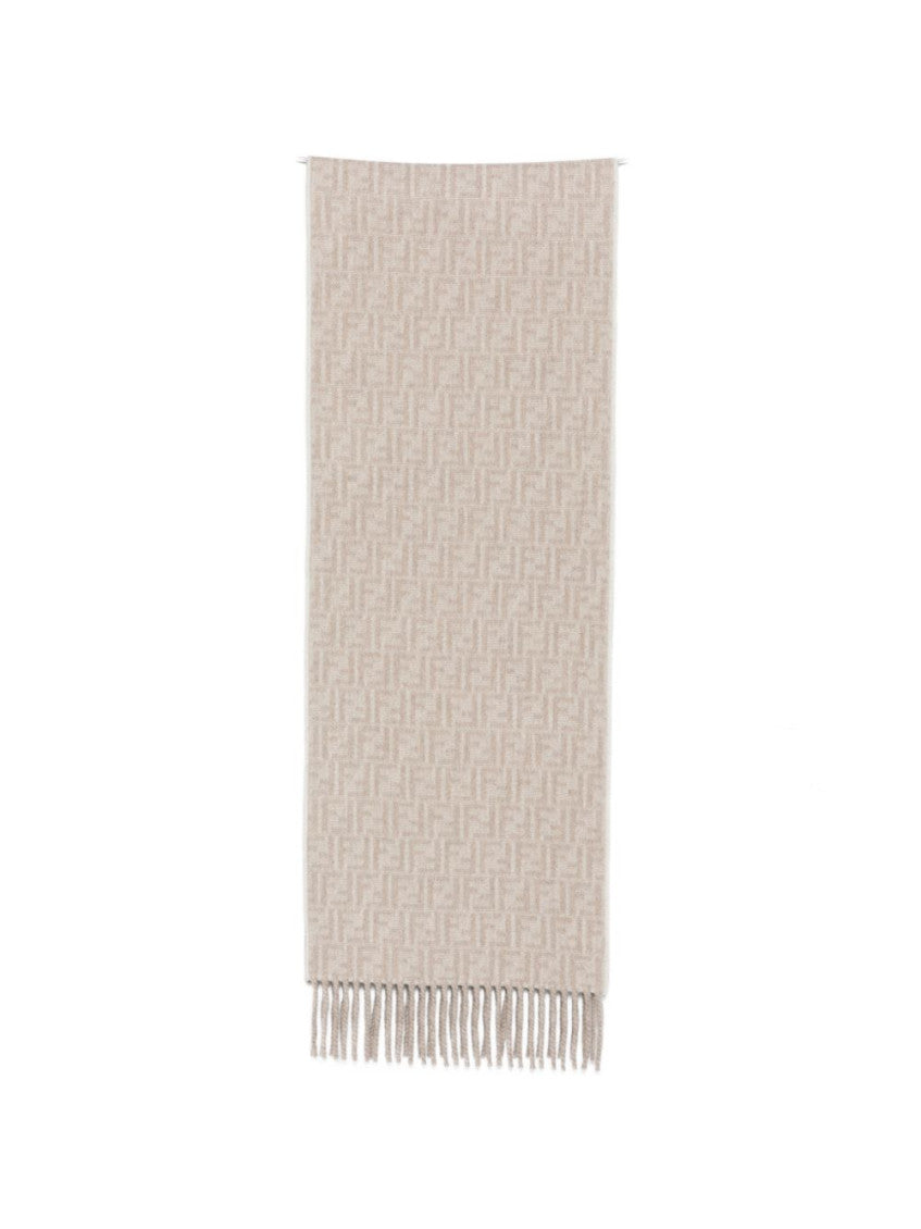 Beige FF Logo Scarf 2