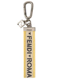 Beige Tape Logo Key Holder 1