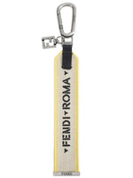 Beige Tape Logo Key Holder 1