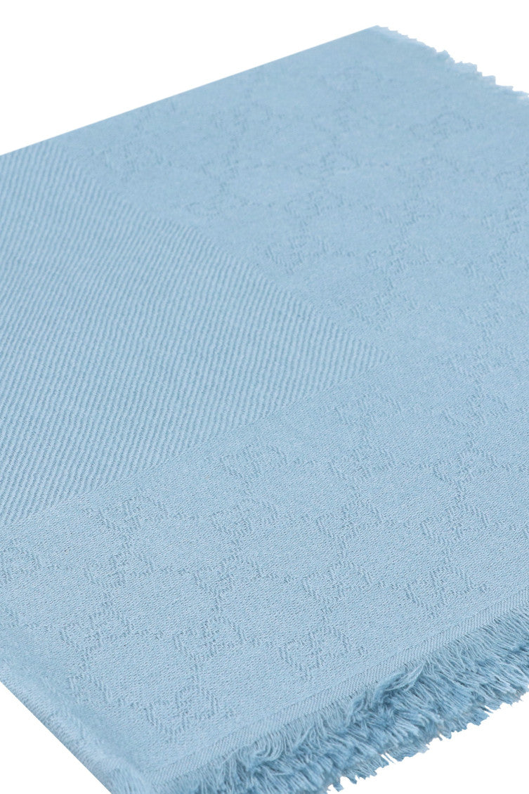 Light Blue Signature Logo Scarf 2