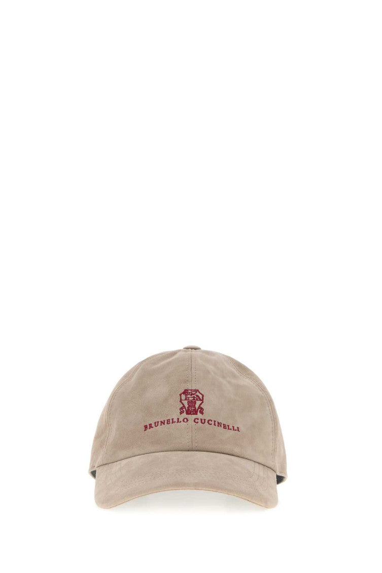Beige Logo Baseball Cap 1