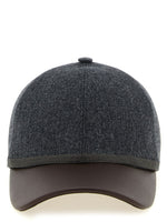 Grey Solid Baseball Cap 1