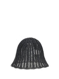Black Techno Woven Bucket Hat 1