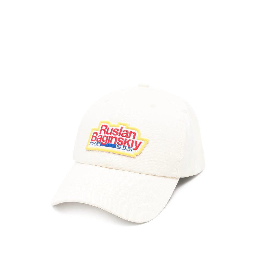 White Logo Baseball Cap 1