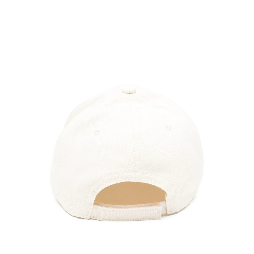 White Logo Baseball Cap 2