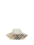 White Signature Checks Bucket Hat 1