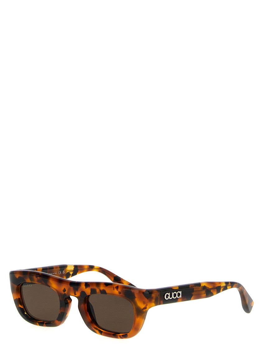 Brown Rectangular sunglasses 3