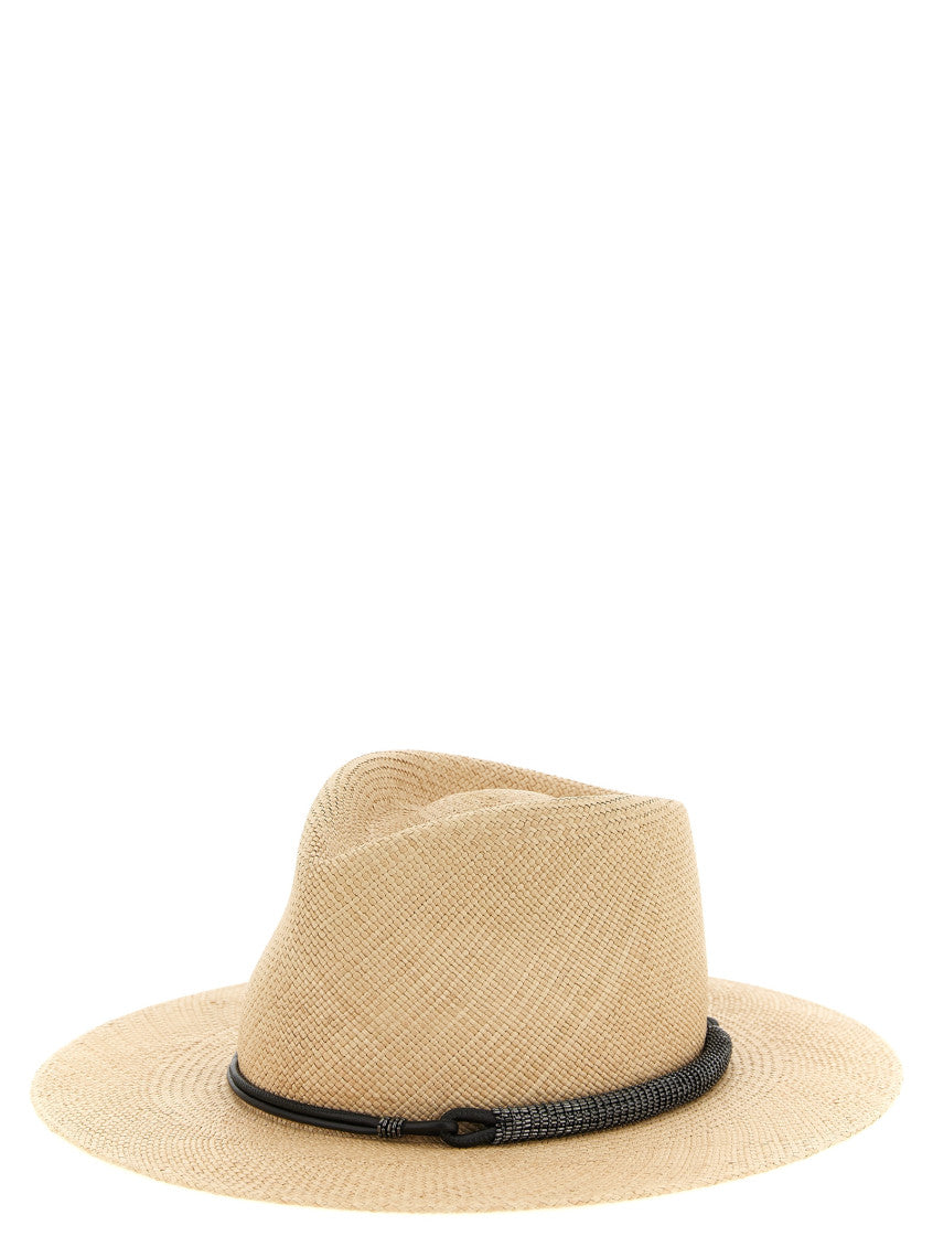 Beige Monile Hat 2